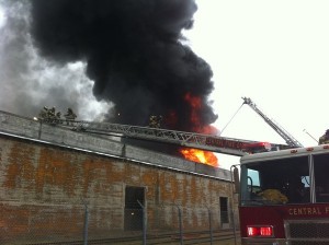Storage Fire In Watsonville, CA